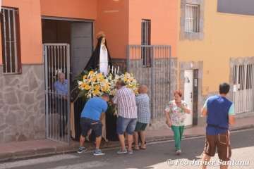 Misa y procesión religiosa en La Viña (Foto Francisco Javier Santana)